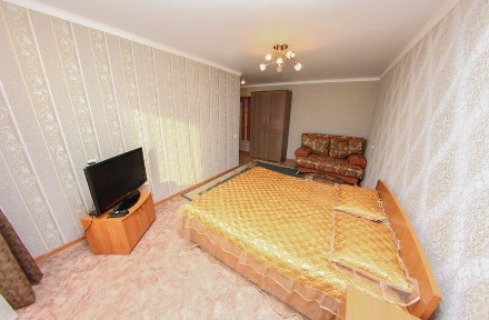 Самурай! 1 Ком. Квартира LUX Посуточно в Центре. Р-н: Сбербанк, БЦ Алем