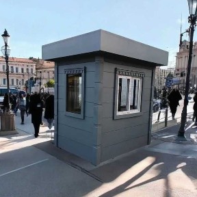 Охранная будка утепленная не мерзнет зимой КПП под заказ