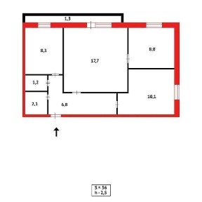 **Продам 3х квартиру в 6мкр р-н 10 школы с большой кухней