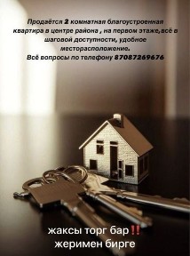 Таскала ауланынан еки болмели уй сатылады
