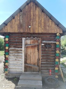 Продам баню СРОЧНО с целендровоного бревна на 17 диаметр