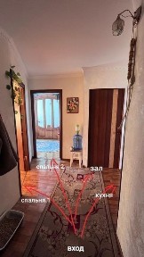 3-комнатная, 5 мкр (Есет батыра), 4 этаж, раздельные комнаты,.