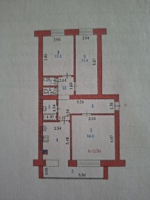 Продам срочно 3к. кв