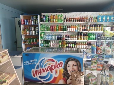 Сдам в аренду действующий магазин пос Лаврентьевка, 60 км от Костаная.