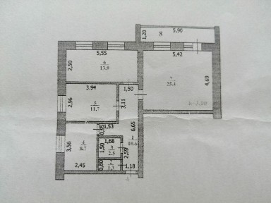 Продается 3-х кмн. кв