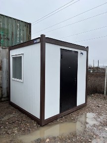 Охранная будка, пост охраны 2,4х2,4 м