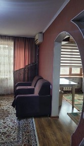 1-комн квартира. ЖД. Кондиционер,Wi-fi,Smart TV. Посуточно.