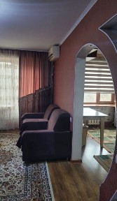1-комн квартира. ЖД. Кондиционер,Wi-fi,Smart TV. Посуточно.