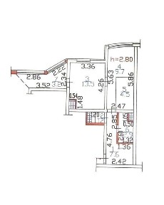 Продам евро-2 комнатную квартиру пр. К. Сатпаева 53/3