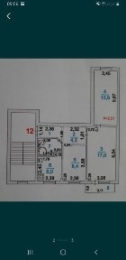 3комн. кв. в Балыкшы.