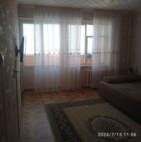 Сдается 1 комнатная квартира, 5- мкр, 20- дом, wi fi, по часам-1000.