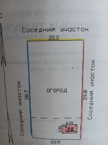Дача на УЙТАС в Талдыкоргане ровный участок и постоянный трубный полив