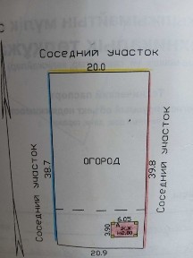 Дача на УЙТАС в Талдыкоргане ровный участок и постоянный трубный полив