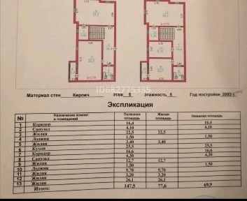 Продам пентхаус 5-6 этажи, район Авангард, конечная