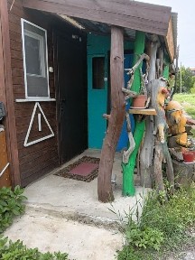 Летние домики в Боровом. Оригинальный уютный дворик.