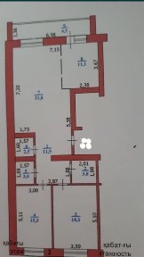 3комнатная квартира, центр