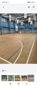 Спортзал на левом берегу, рядом Жагалау