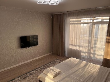 Квартира посуточно, ЖК Панорама парк, ЖД, центр, бесконтактное заселен