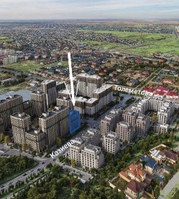 Коммерческое прмещение 101 м² с террасой на ул. Казиева, ЖК Flora