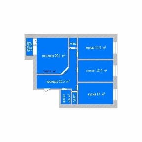Продам 3комн. (трехкомн) кв. в 5 микр
