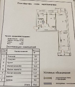 Продам 3комнатную квартиру, Рудный в 7мкр, возле 4школы и универсама