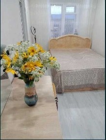 2-комн. квартира в центре, район рынка Тайга (кирпич, ремонт)