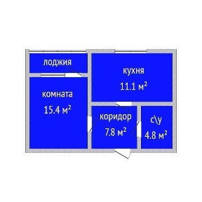 Продажа 1-комнатной квартиры