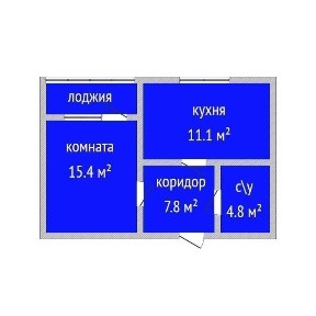Продажа 1-комнатной квартиры