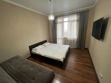 Квартира посуточно 1 ком квартира, Толстого 25, смарт ТВ, каспий Ред