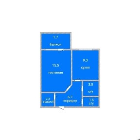 Продажа 1-комнатной квартиры Аэропорт