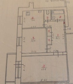 Продам двухкомнатную