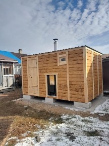 Мобильные каркасные бани