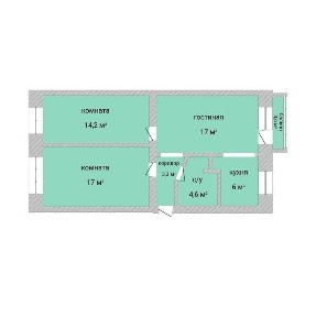 Продажа 3-комнатной квартиры