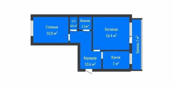 Продажа 2-комнатной квартиры