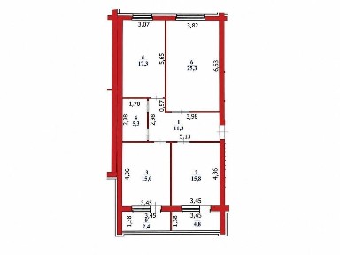 Продаётся 3х ком квартира в г. Уральск р-он рынок Караван, 2021г. п.