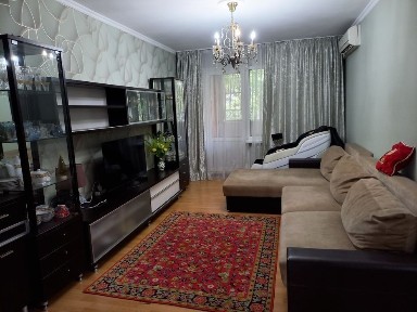 продам 3-комн. кв в Алматы, Сатпаева-Розыбакиева, НЕугловая, с ремонтом