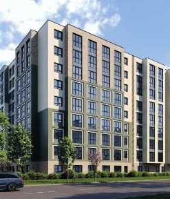 Евродвушка · 43.4 м² · 7/9 этаж, мкр Акжар 345/10