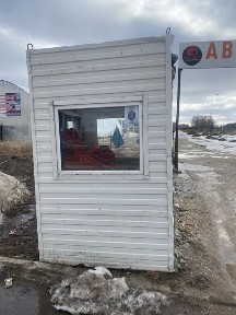 Охранная будка в Астане
