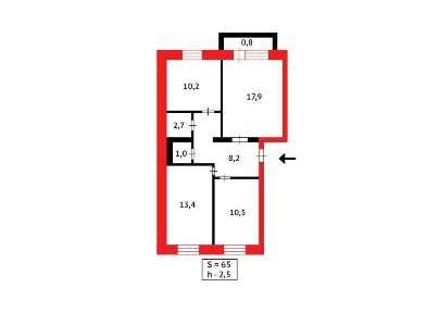 **Продам 3х квартиру в 68 квартале первая линия, Помощь в ипотеке