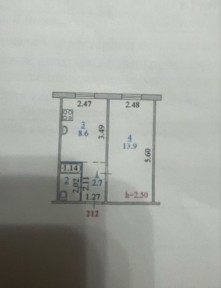 Продам 1к квартиру