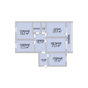 Продажа 4-комнатной квартиры, Аль-Фараби 20