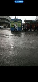 Киоск в аренду на остановке Жансая