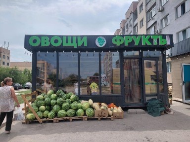 Продам Киоск Контейнер для бизнеса Готовый для Овощной