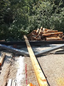 Готовый сборно-разборный металлокаркас здания 73,5 м² | Под склад, СТО