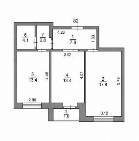 Продам 2-х комнатную квартиру мкр Береке