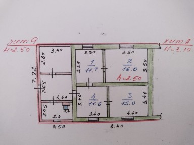 Продам 1/2 дома, г. Тобыл, 3 комн. Рядом стадион, Сельскохоз колледж