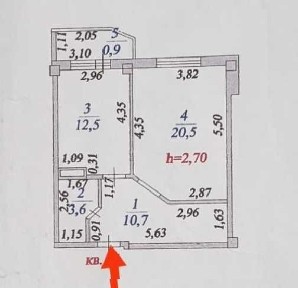 Продается 1-комн квартира в ЖК Мирный 48,2м2