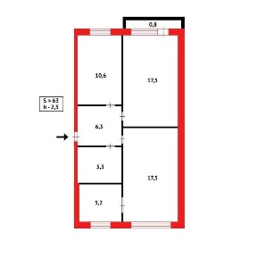 **Продам 3х студию в Старом городе, 62кв. м. Помощь в Ипотеке
