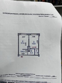 Продаю однокомнатную