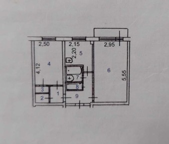 2х Астана 34/1 Балокн, кондиционер 45м2 1968гп можно в ипотеку